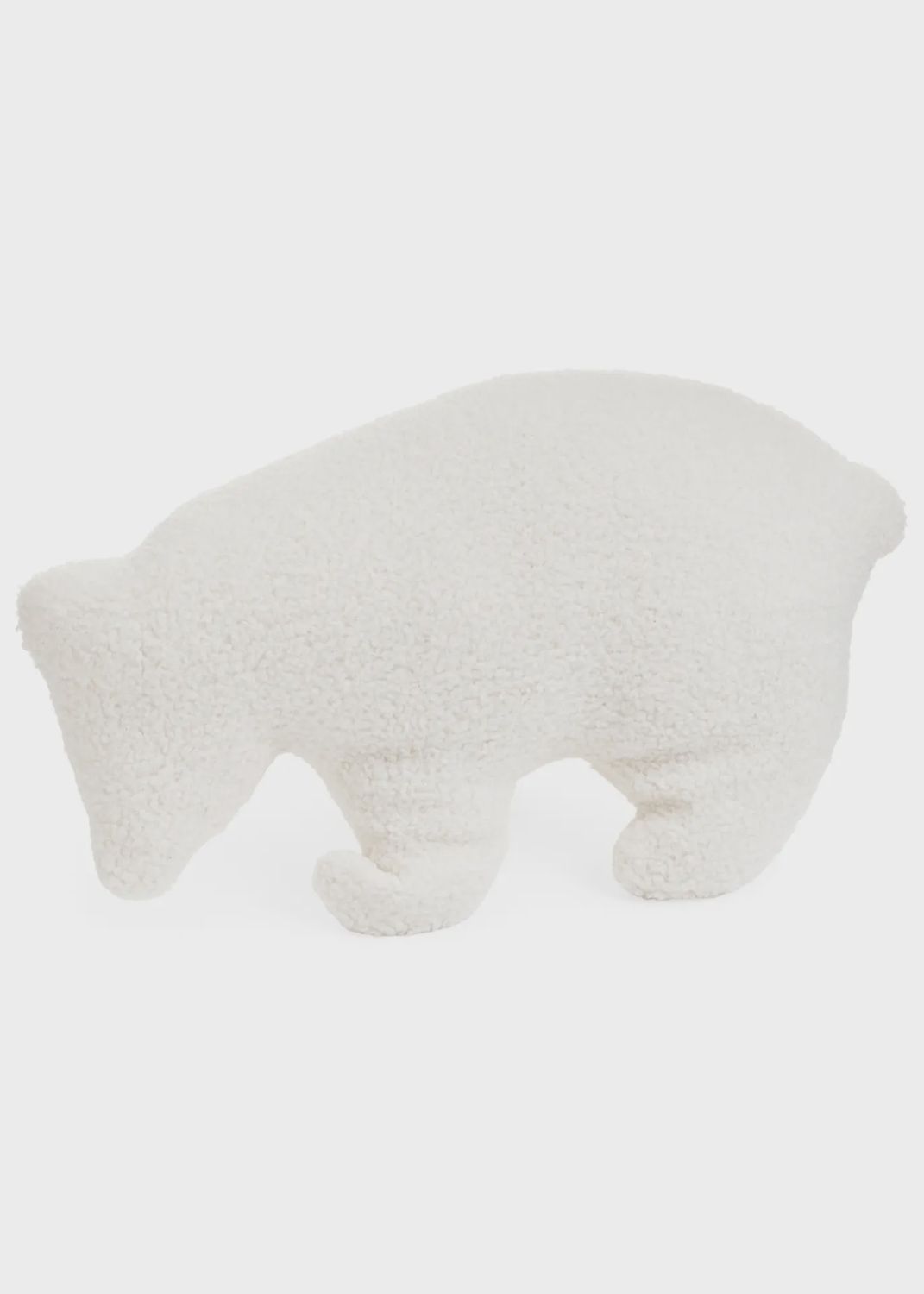 White Bear Shaped Cushion