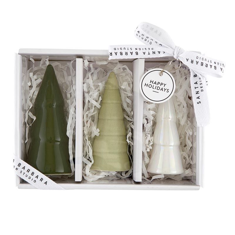 Ceramic Charcuterie Tree Set - Green