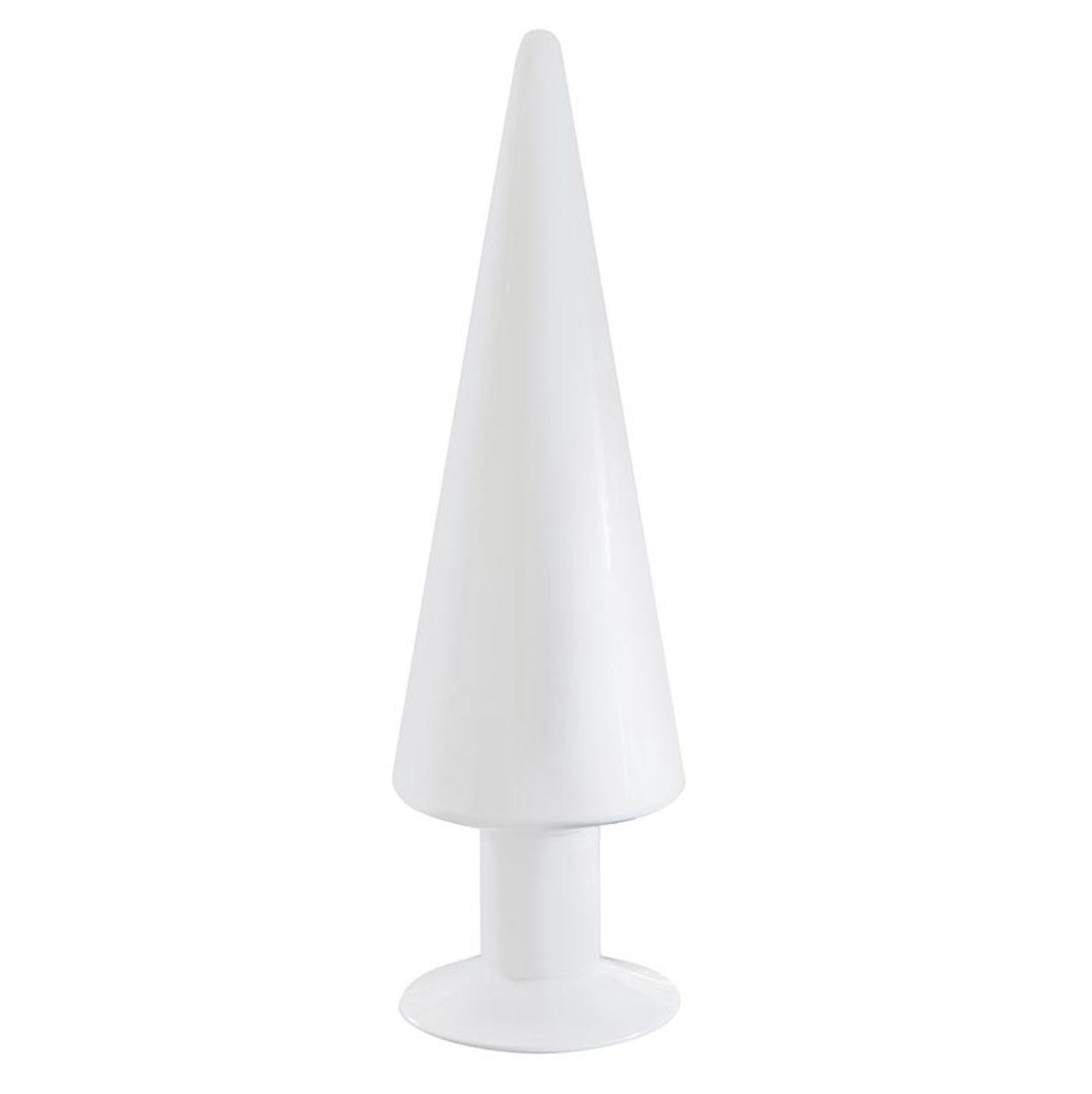 Face to Face 12&quot; White Glass Tree