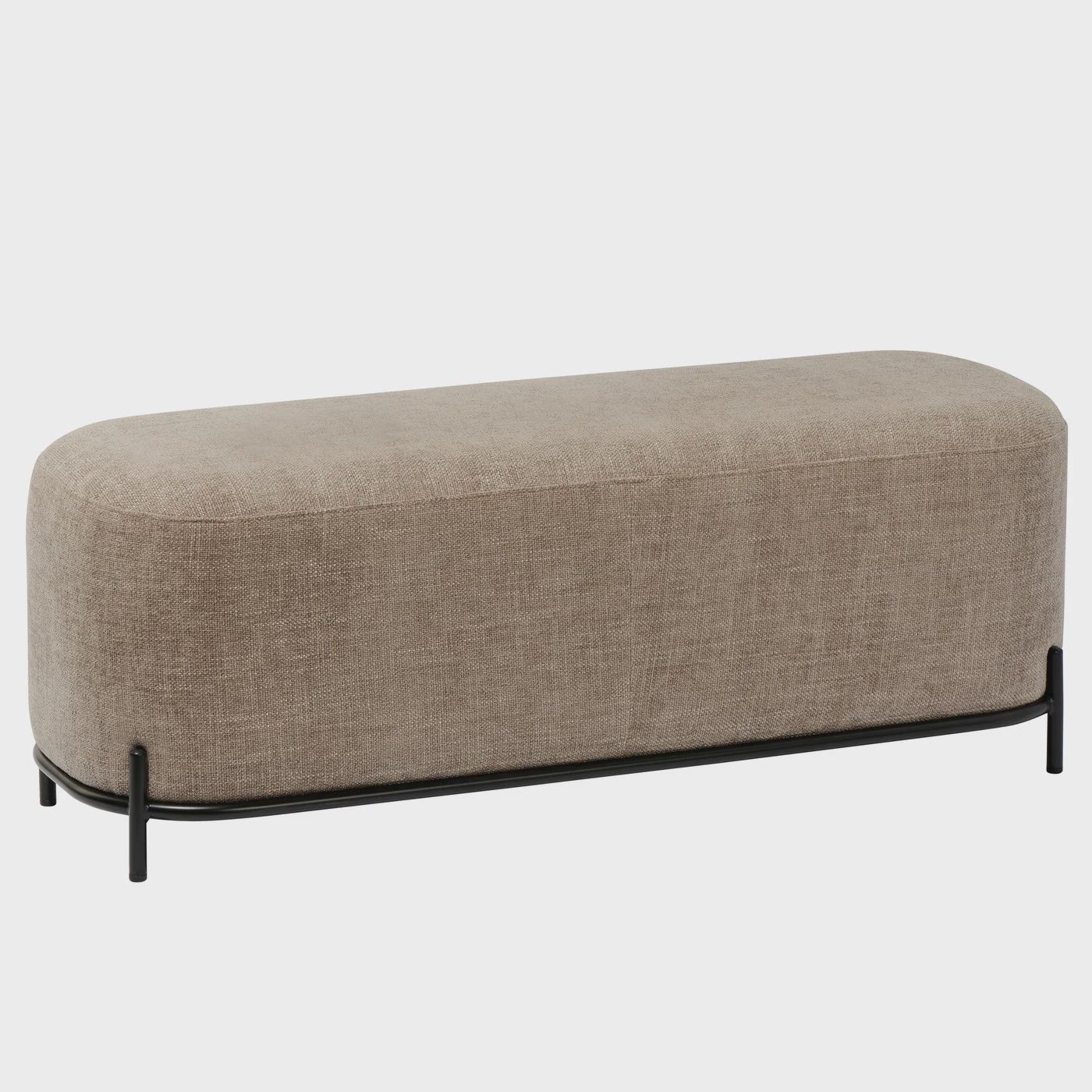 Pender Newport Weave Long Bench - Taupe