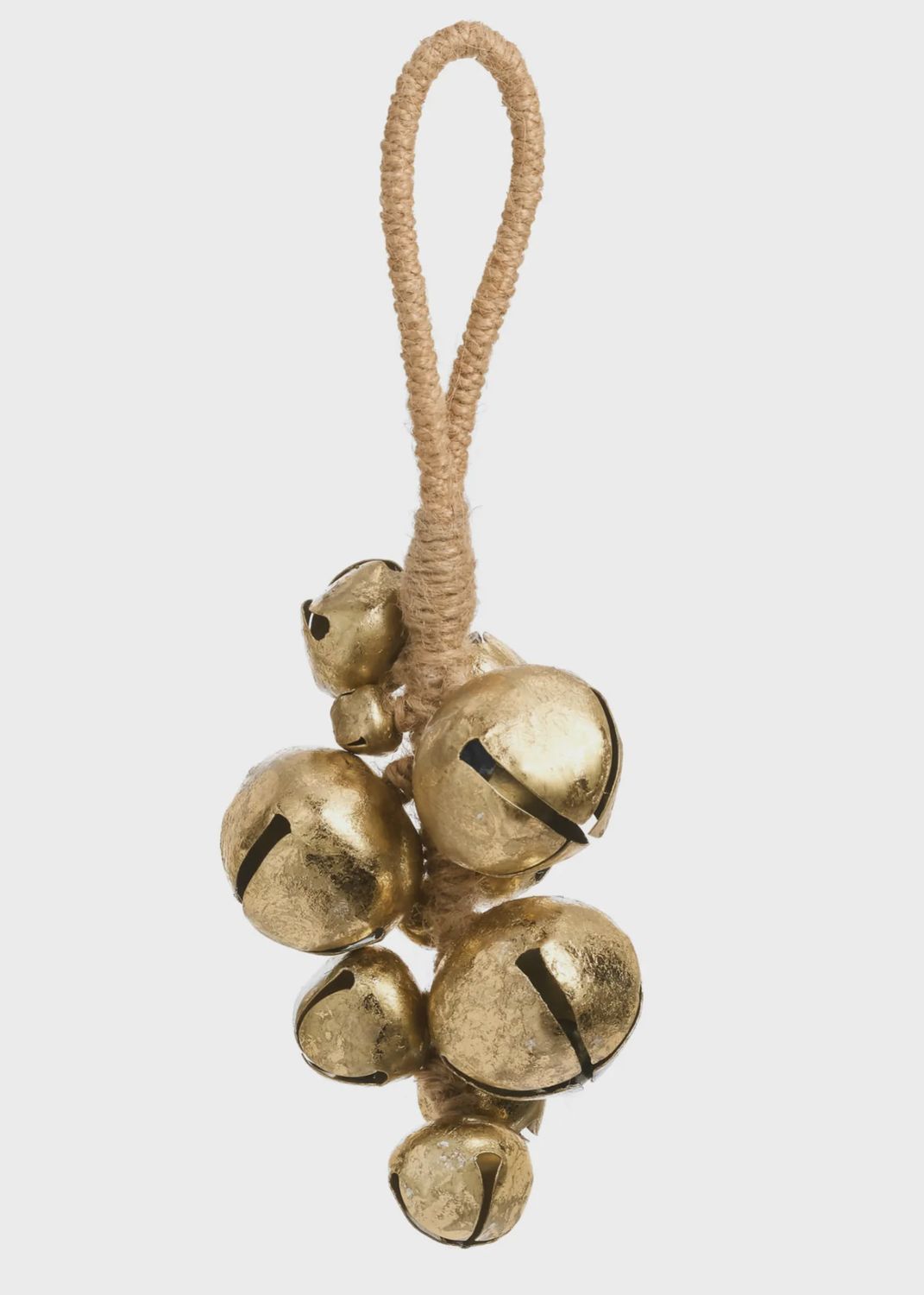 Jinglebell Iron/Jute Gold/Natural 11&quot;