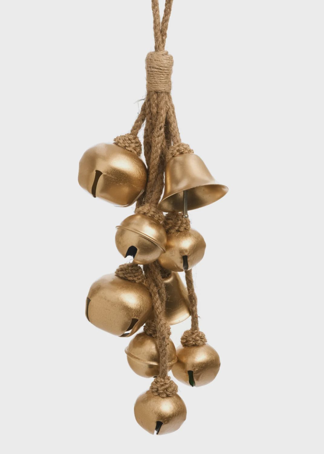Mix Jinglebell Iron/Jute Gold 18&quot;