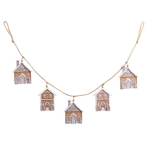 4&#39; L Gingerbread House Garland