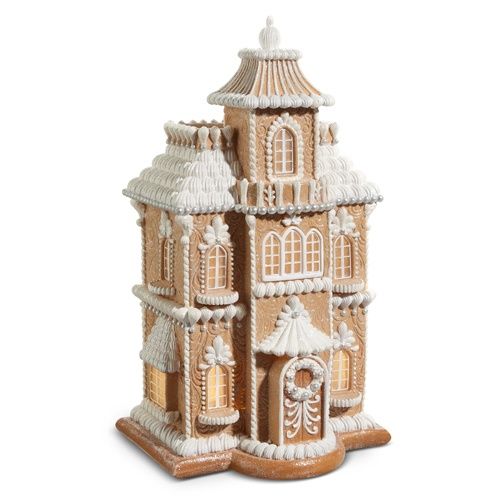 24&quot; Lighted Gingerbread House