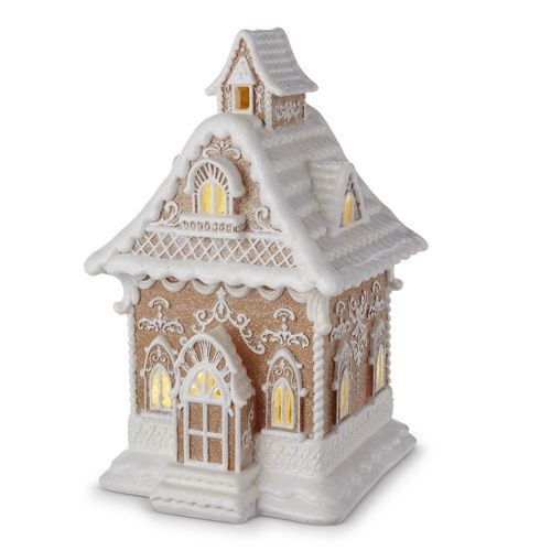 13&quot; Lighted Gingerbread House