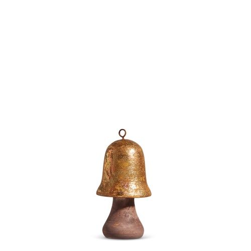 4&quot; Gold Foiled Mushroom Ornament