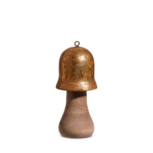 6&quot; Gold Foiled Mushroom Ornament