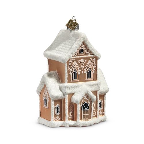 EC 4.75&quot; Gingerbread Manor Ornament