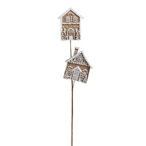 25.5&quot; Gingerbread House Spray