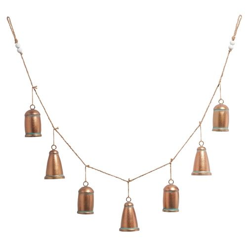 4.5&#39; Vintage Copper Bell Garland