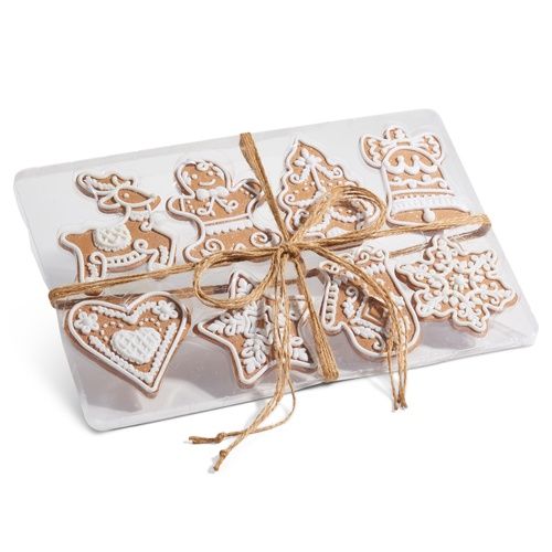 4.75&quot; Box Of Gingerbread Ornaments