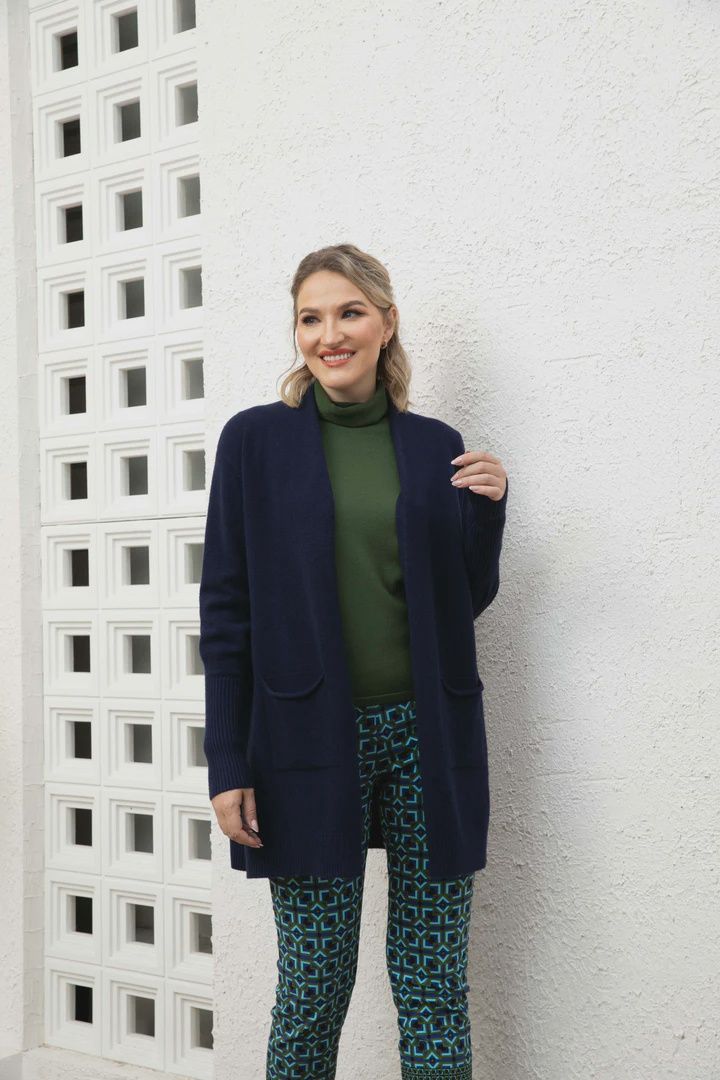 Jackie&#39;s Cardigan, Colour: Navy, Size: SM/M