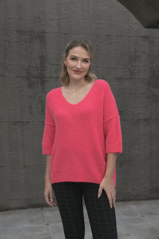 Alpaca Top Drop Shoulder