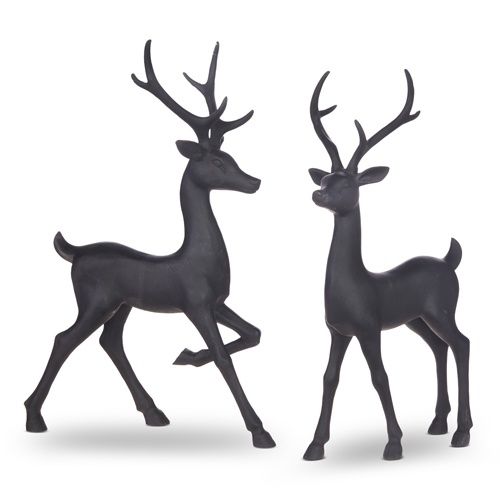 16.25&quot; Black Deer