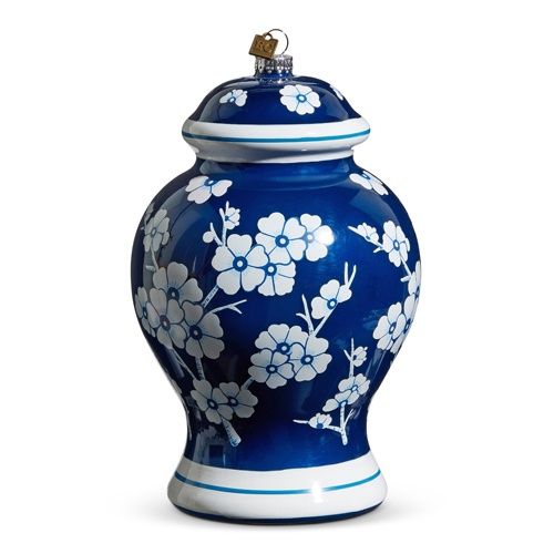 EC 8&quot; Ginger Jar Ornament