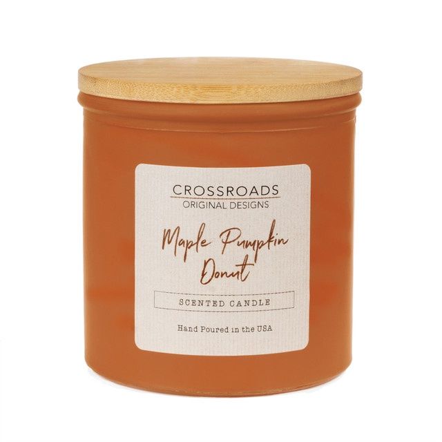 Maple Pumpkin Donut 14oz In Coloured Glass