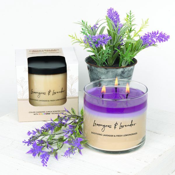 15.5oz Lemongrass &amp; Lav Colour Changing