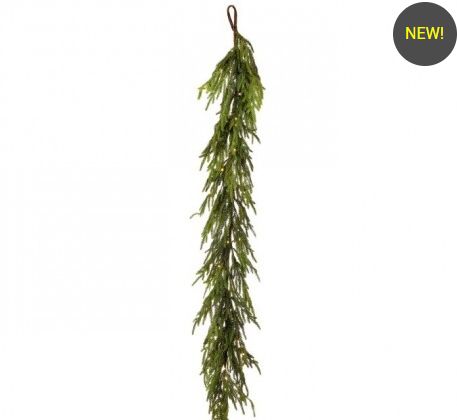60&quot; LED Nat Touch Norfolk Pine Garland