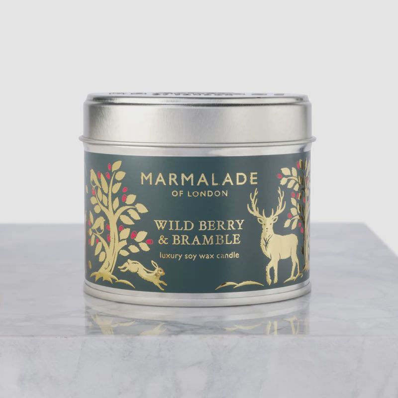 Wild Berry &amp; Bramble Medium Tin Candle