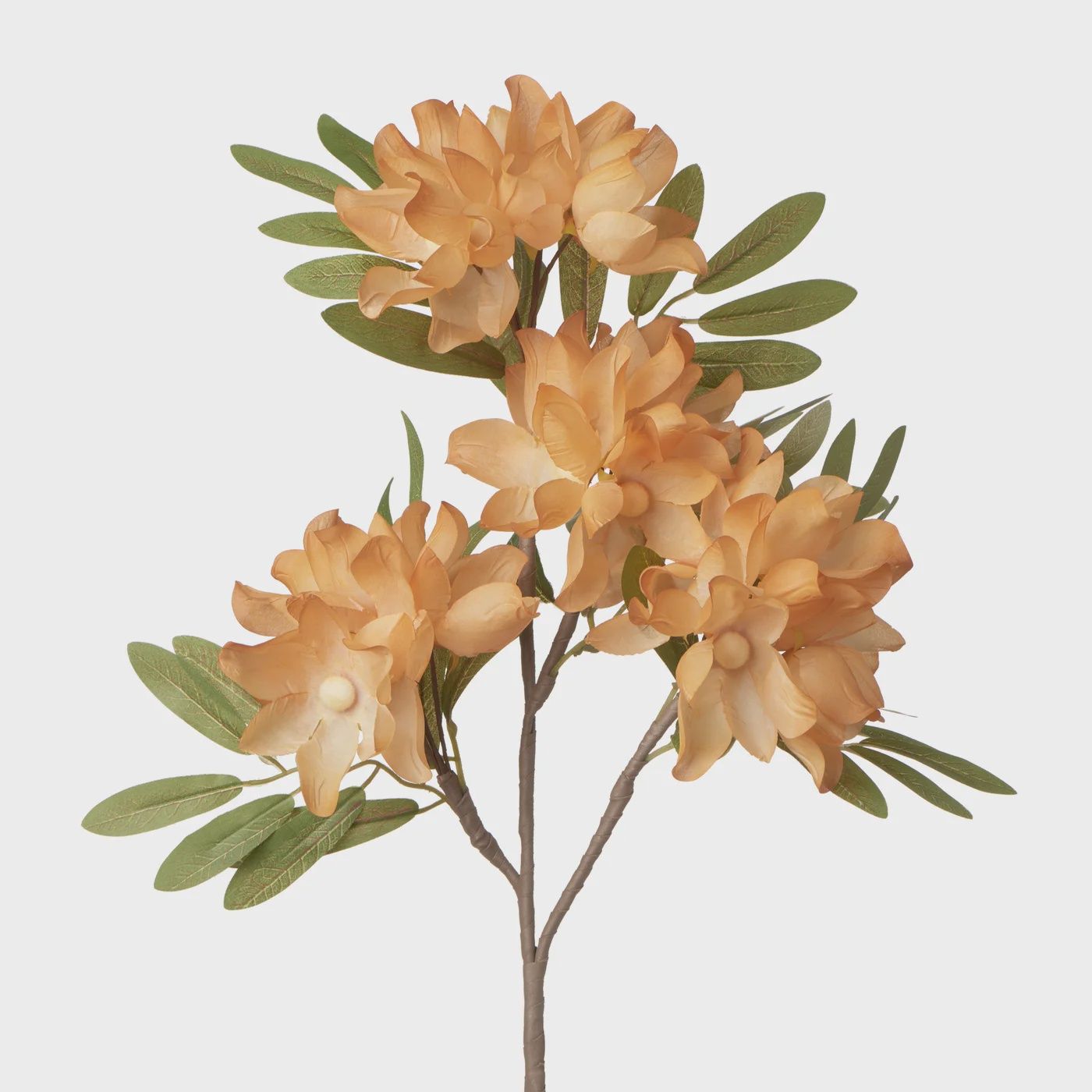 Apple Blossom Cluster 4 Bloom 39L&quot; Stem - Orange