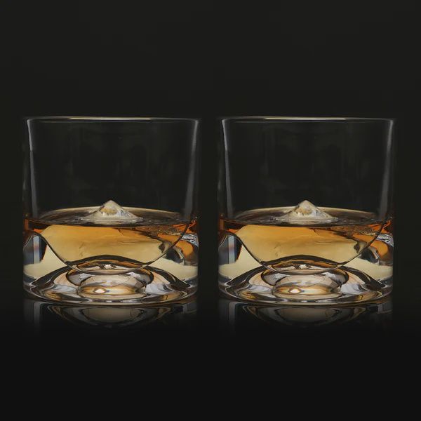 Denali Crystal Whiskey Glasses Set of 2