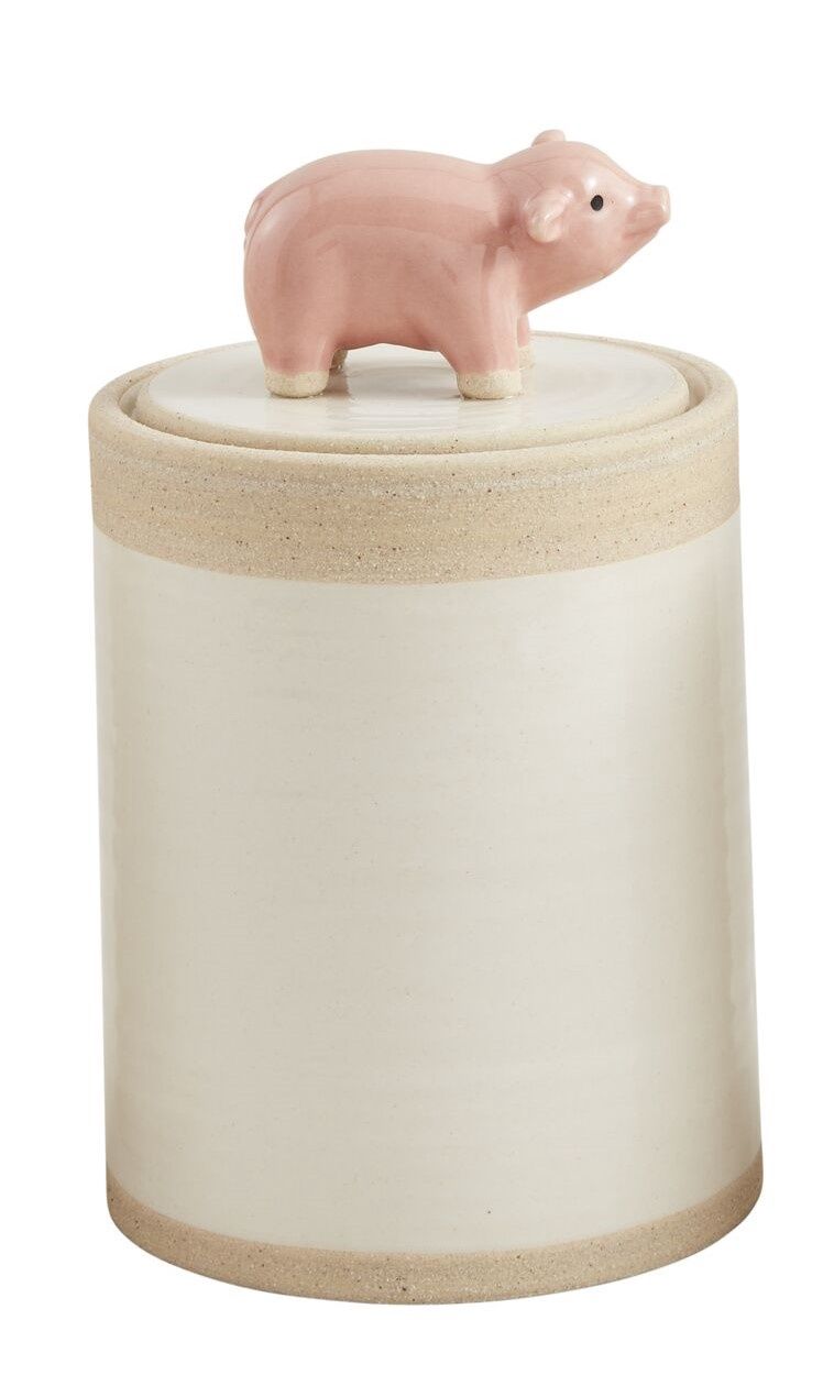 Pig Farm Animal Icon Canister