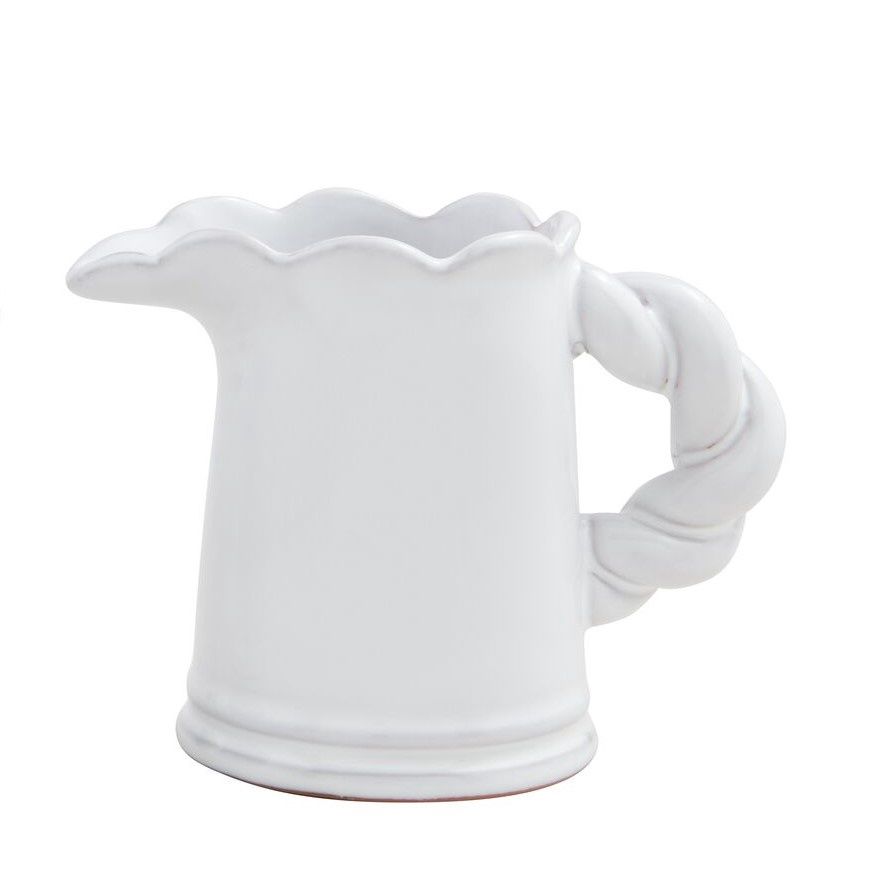 Small Twisted Handle Pitcher Vase