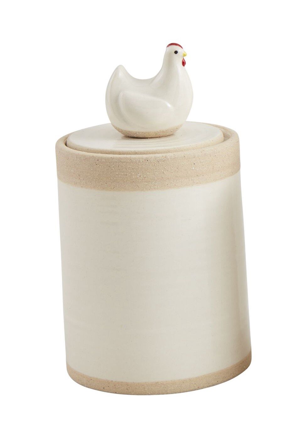 Hen Farm Animal Icon Canister