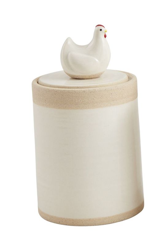 Hen Farm Animal Icon Canister