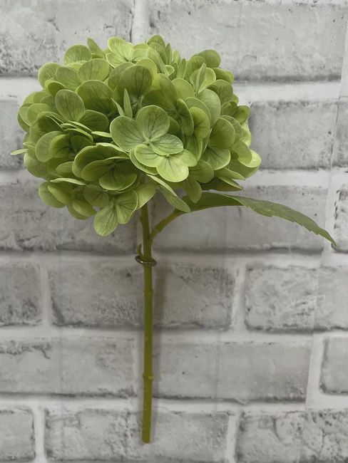 12&quot; Green Fresh Touch Hydrangea Stem