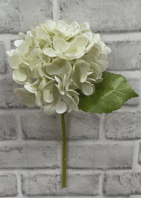12&quot; Cream Green Fresh Touch Hydrangea