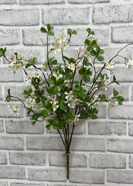 21&quot; White Olive Blossom Bush