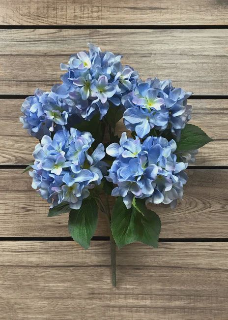 21&quot; Blue Hydrangea Bush x7