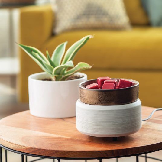 White Washed Bronze 2-In-1 Classic Warmer
