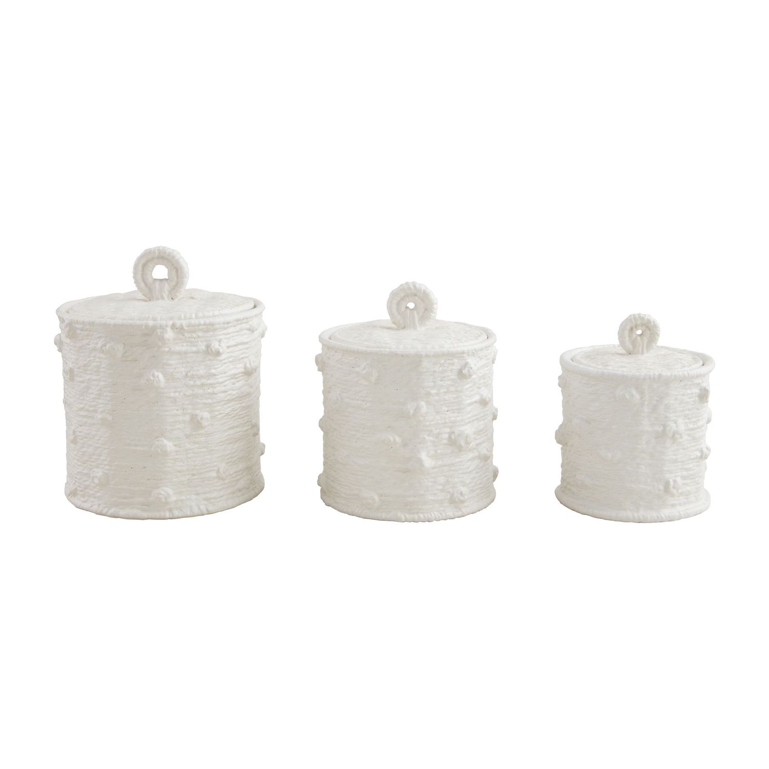 Woven Ceramic Canisters