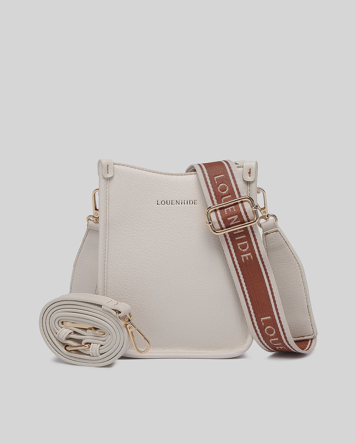 Parker Logo Crossbody Bag - Vanilla