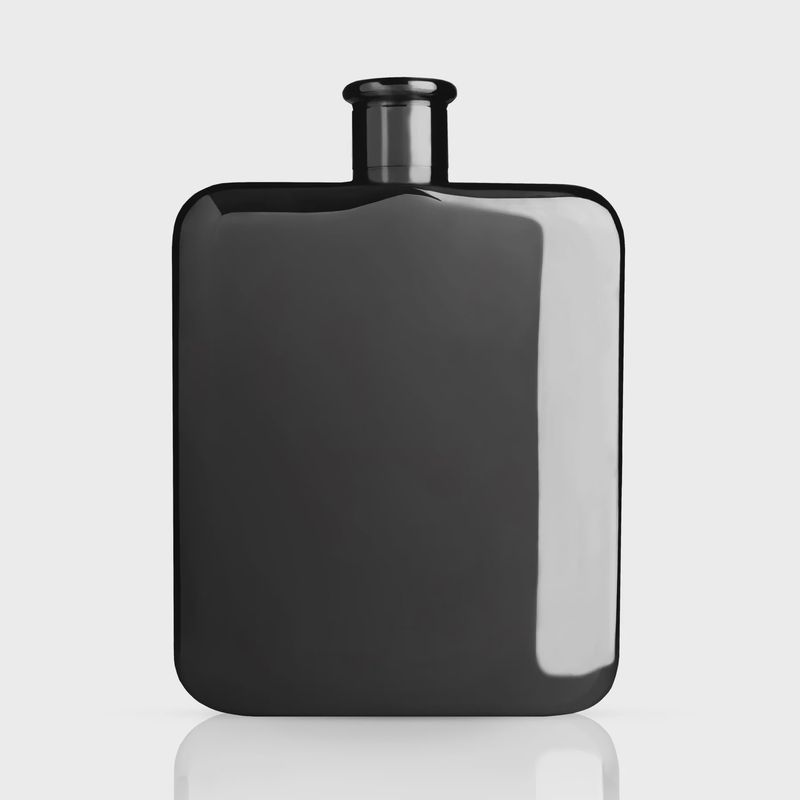 Gunmetal Black Flask