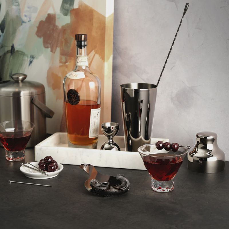 Gunmetal Mixologist Barware Set