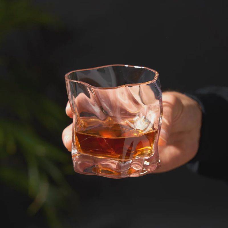 Crystal Molten Tumblers