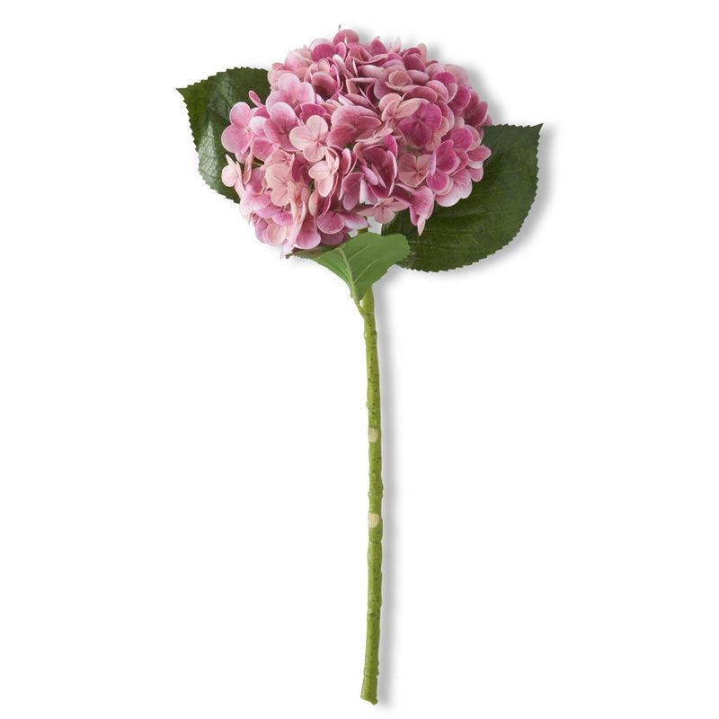 20&quot; Dark Pink Real Touch Hydrangea Stem