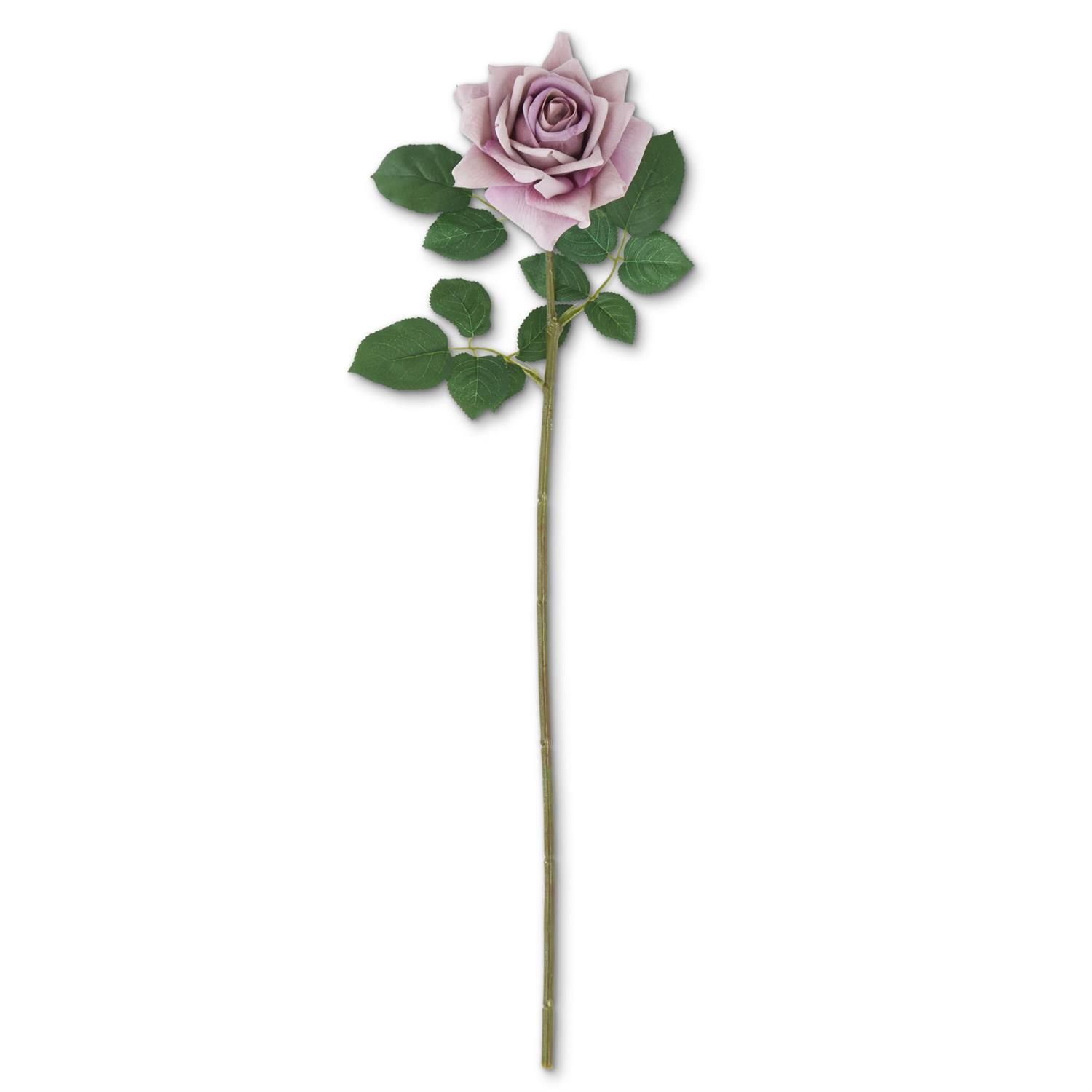 25&quot; Light Purple Real Touch Duchess Rose Stem