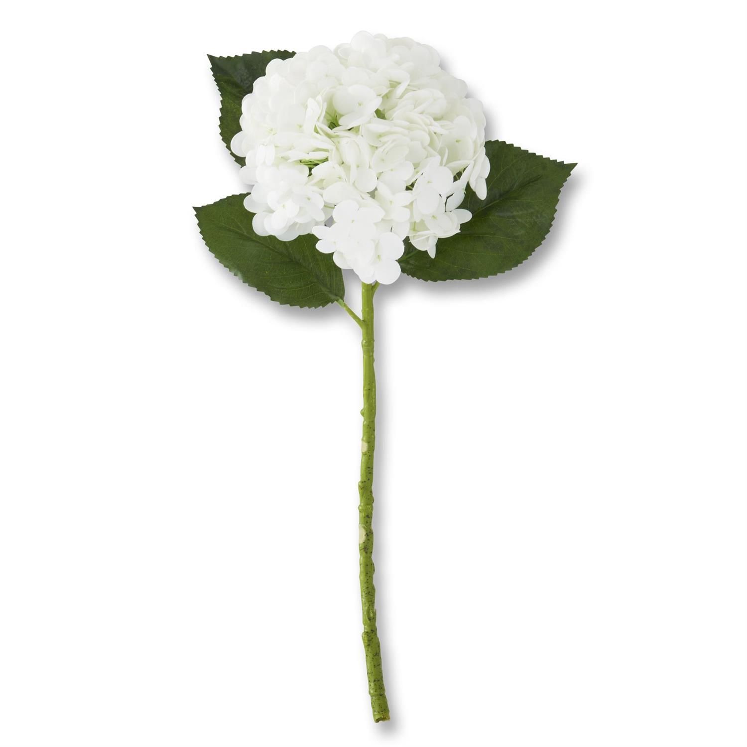 20&quot; White Real Touch Hydrangea Stem