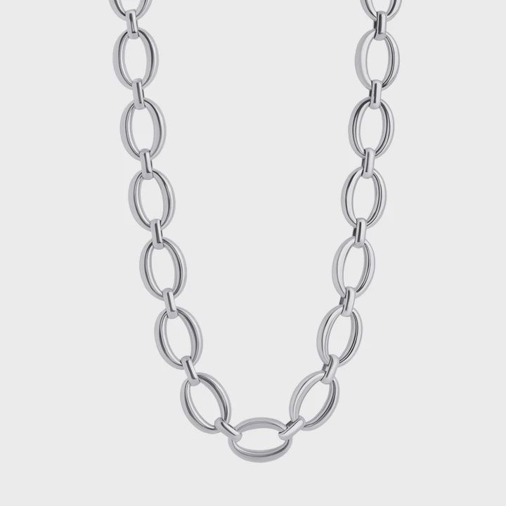 Silver Brooke Necklace