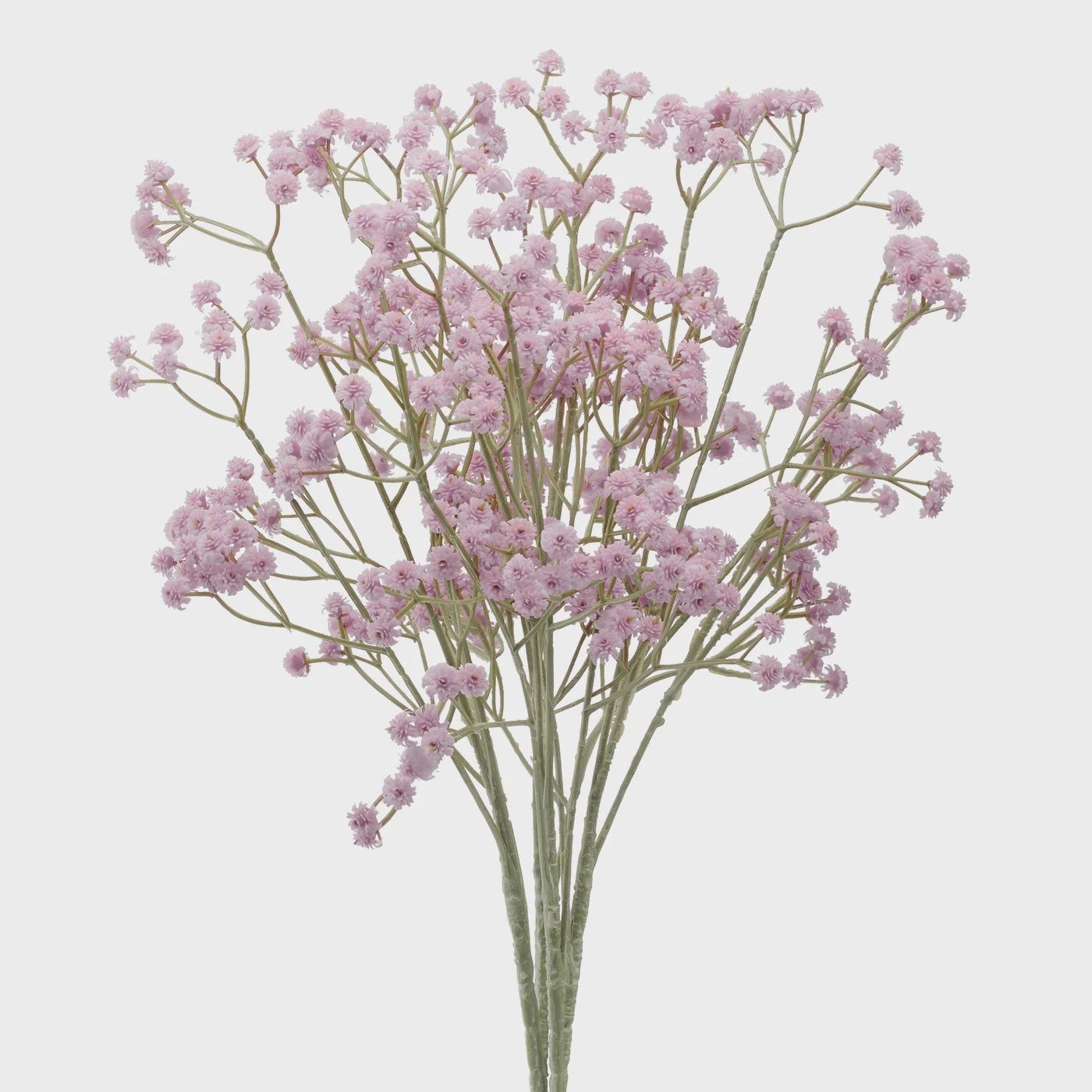 Baby&#39;s Breath Faux 25L&quot; 4 Stem Bouquet - Purple