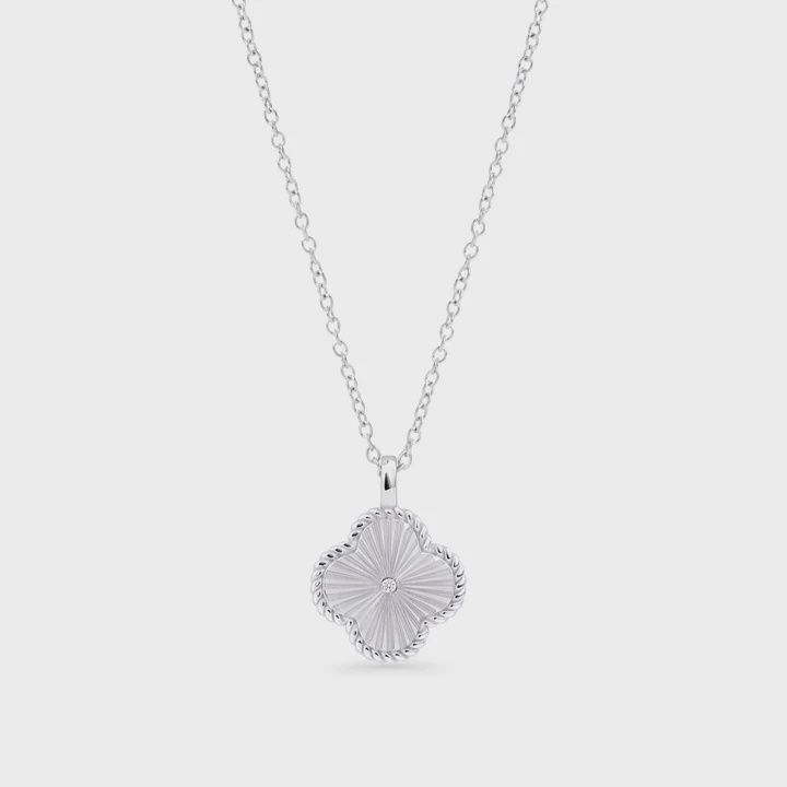 Paula Pendant Necklace - Silver