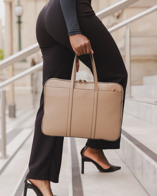 Orleans Laptop Bag - Stone