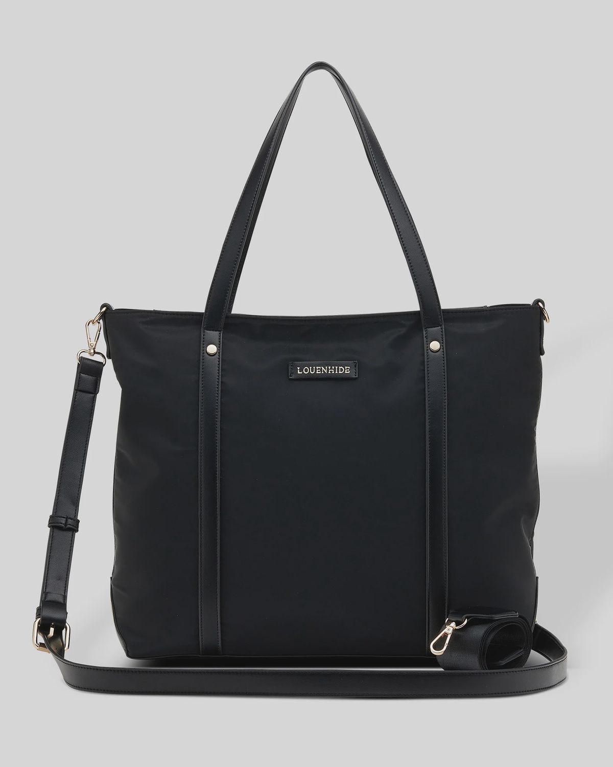 Nora Nylon Travel Tote - Black