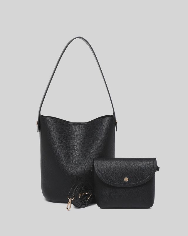 Miranda Bucket Bag - Black
