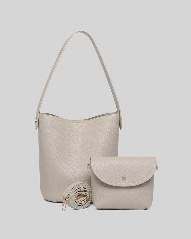 Miranda Bucket Bag - Almond