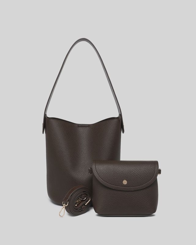 Miranda Bucket Bag - Chocolate